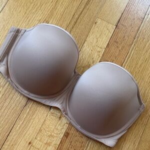 Le Mystère Soirée Strapless 32H Bra with Straps & Clear Straps, in Beige